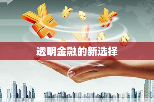 东势透明金融的新选择