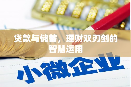东势贷款与储蓄，理财双刃剑的智慧运用