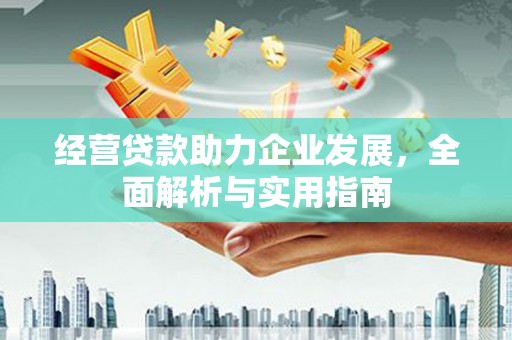 东势经营贷款助力企业发展，全面解析与实用指南