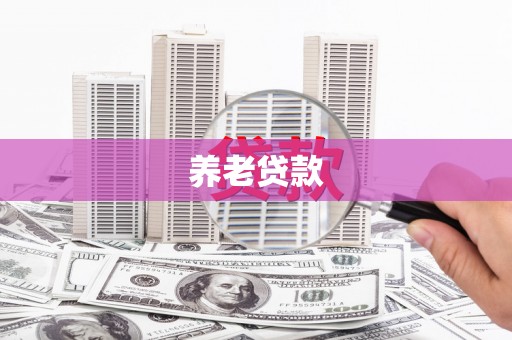 东势养老贷款