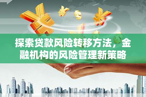 东势探索贷款风险转移方法，金融机构的风险管理新策略