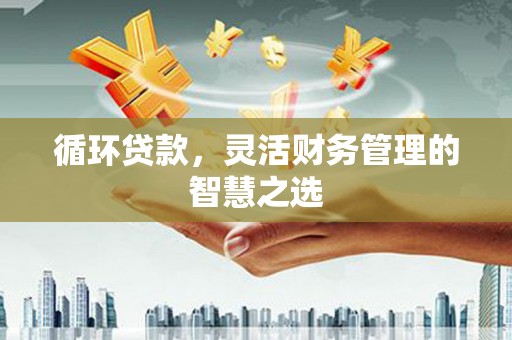 东势循环贷款，灵活财务管理的智慧之选