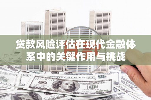 东势贷款风险评估在现代金融体系中的关键作用与挑战