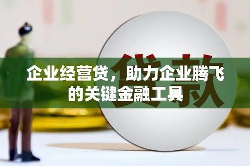 东势企业经营贷，助力企业腾飞的关键金融工具