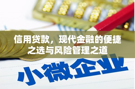 东势信用贷款，现代金融的便捷之选与风险管理之道