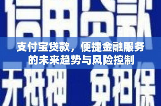 东势支付宝贷款，便捷金融服务的未来趋势与风险控制