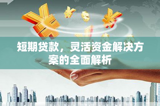东势短期贷款，灵活资金解决方案的全面解析