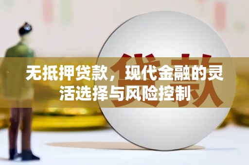 东势无抵押贷款，现代金融的灵活选择与风险控制