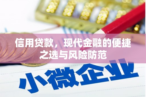 东势信用贷款，现代金融的便捷之选与风险防范