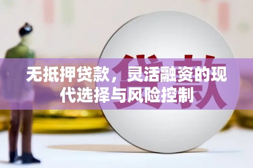 东势无抵押贷款，灵活融资的现代选择与风险控制