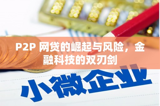 东势P2P 网贷的崛起与风险，金融科技的双刃剑