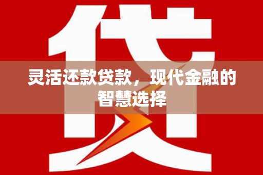 东势灵活还款贷款，现代金融的智慧选择