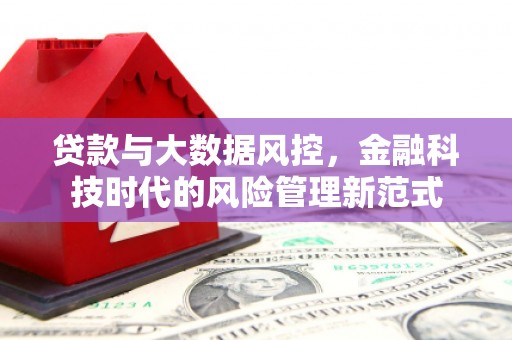 东势贷款与大数据风控，金融科技时代的风险管理新范式