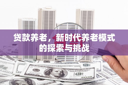 东势贷款养老，新时代养老模式的探索与挑战
