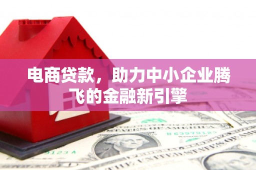 东势电商贷款，助力中小企业腾飞的金融新引擎