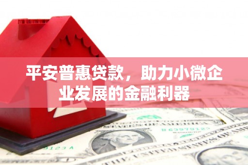 东势平安普惠贷款，助力小微企业发展的金融利器