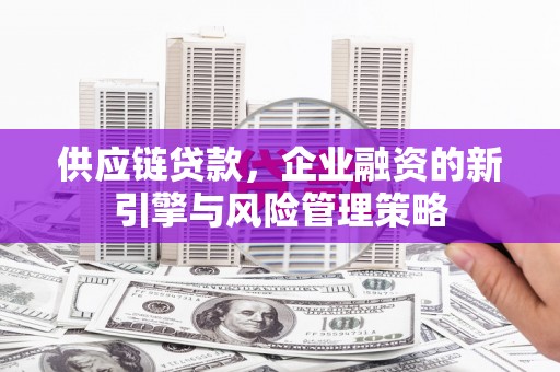 东势供应链贷款，企业融资的新引擎与风险管理策略