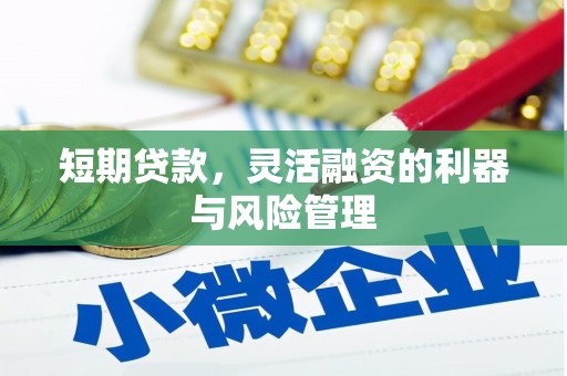 东势短期贷款，灵活融资的利器与风险管理