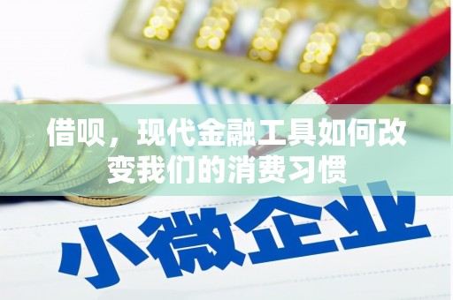 东势借呗，现代金融工具如何改变我们的消费习惯