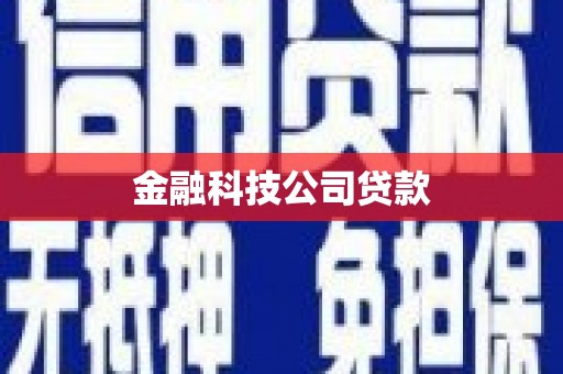 东势金融科技公司贷款