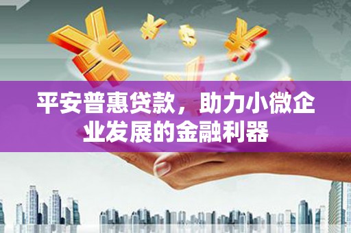东势平安普惠贷款，助力小微企业发展的金融利器